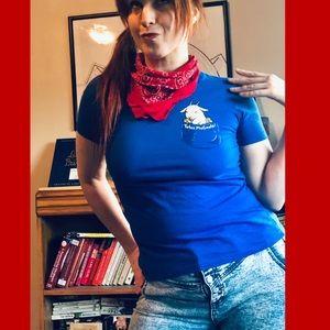 “Totes McGoats” Blue Tee